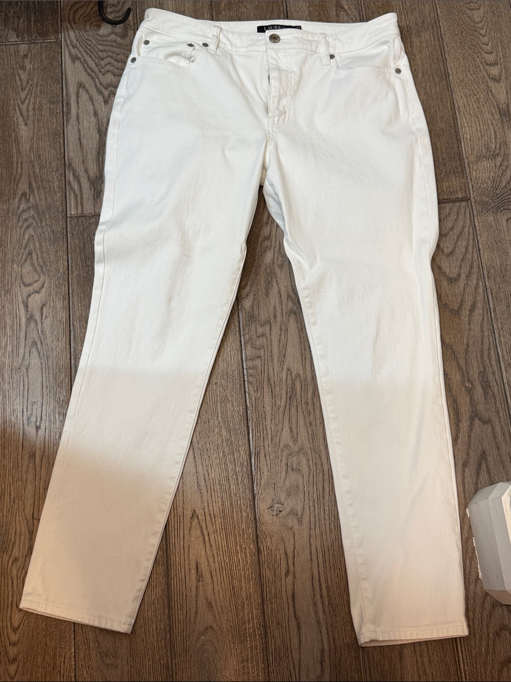 Ralph Lauren White Denim Jeans - Lauren Label